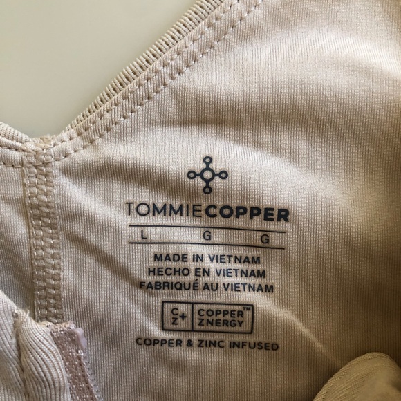 TOMMIE COPPER FRONT ZIP SUPPORT BRA L - Picture 6 of 9